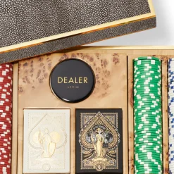 Shagreen Poker Set