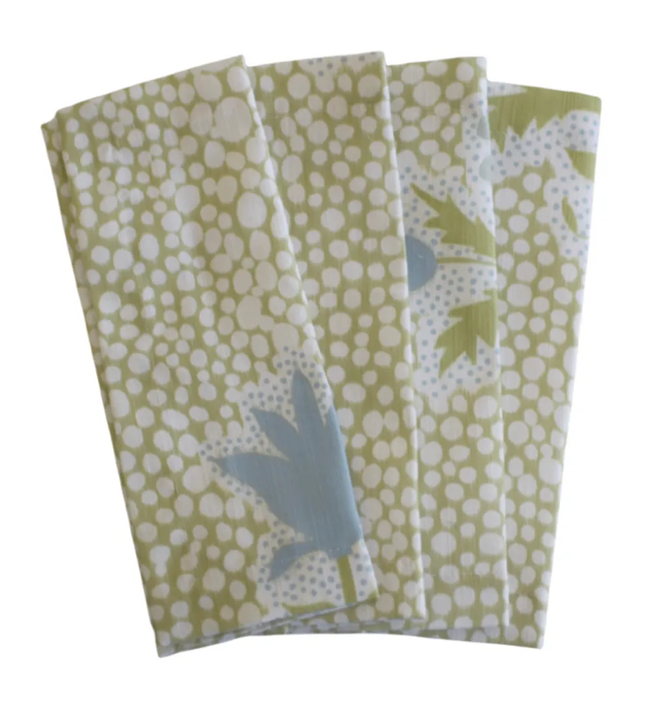 Shagreen Tulip Napkins, Set of 4