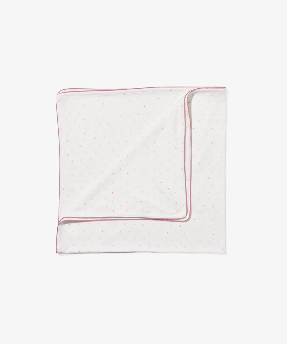 Shane Blanket in Rose Hearts