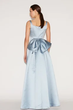 Shannon Gown Pale Blue Duchesse Satin