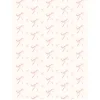 Shell Pink Bow Wrapping Paper