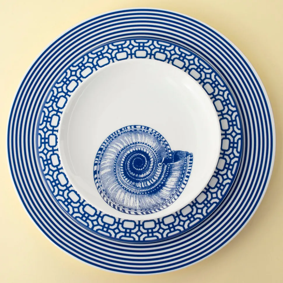 Shells Canapé Plates Boxed, Set of 4
