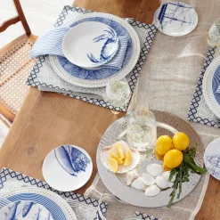 Shells Canapé Plates Boxed, Set of 4