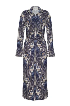 Shirley Dress in Fontaine Egret