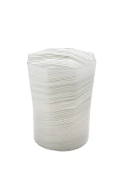 Short Hand Blown Tumbler in Grey, Set of 6