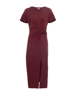 Short Sleeve Cody Dress in Raisin