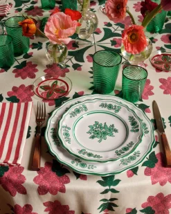 Sicilia Dessert Plate in Green