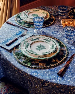 Sicilia Dessert Plate in Green