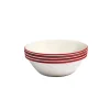 Side Bowls in Red Rim