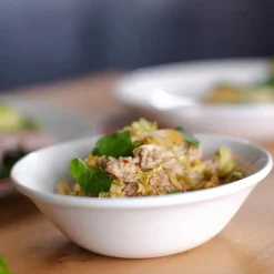 Side Bowls in White