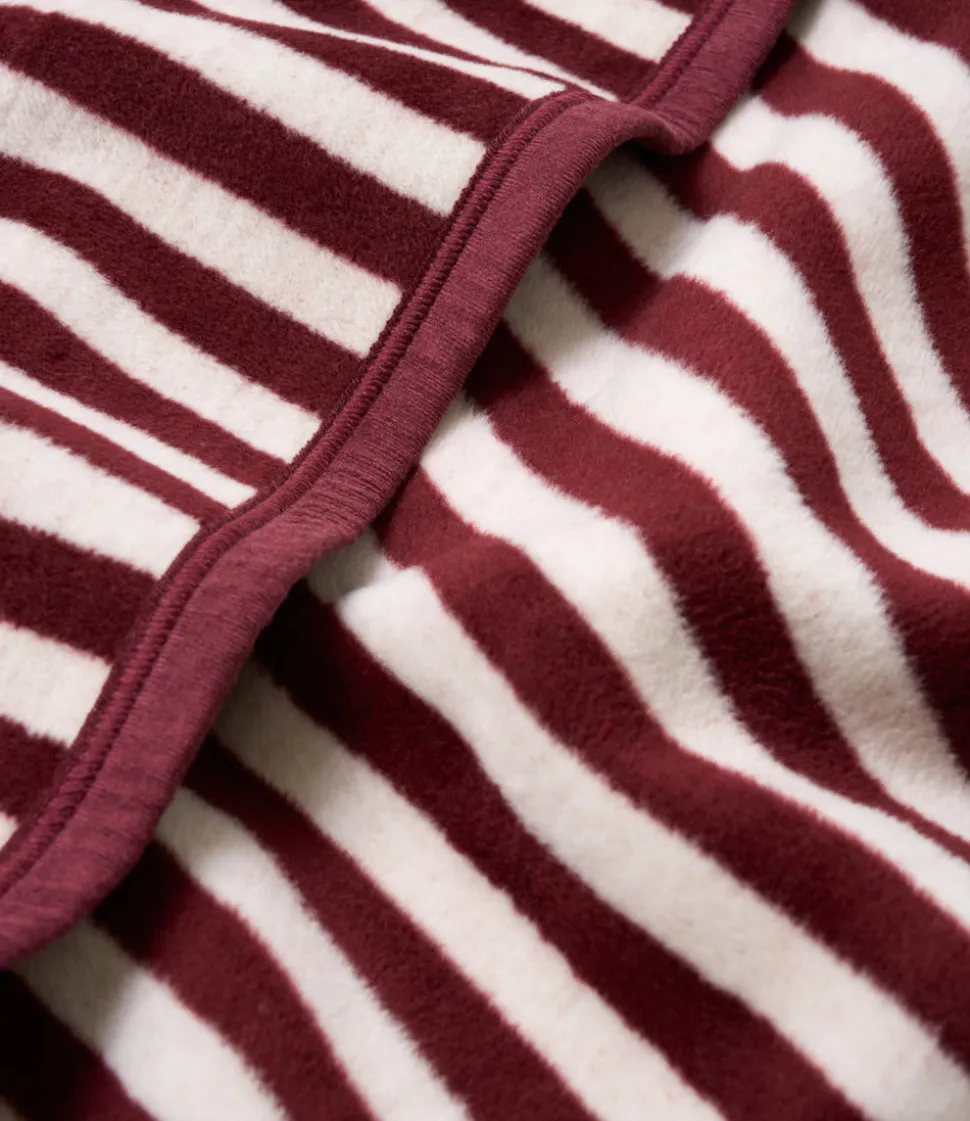 Sideline Stripe Maroon Midi Blanket