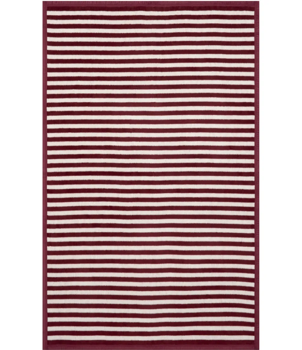 Sideline Stripe Maroon Midi Blanket