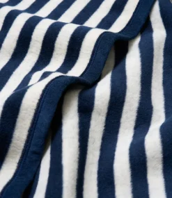 Sideline Stripe Navy Midi Blanket