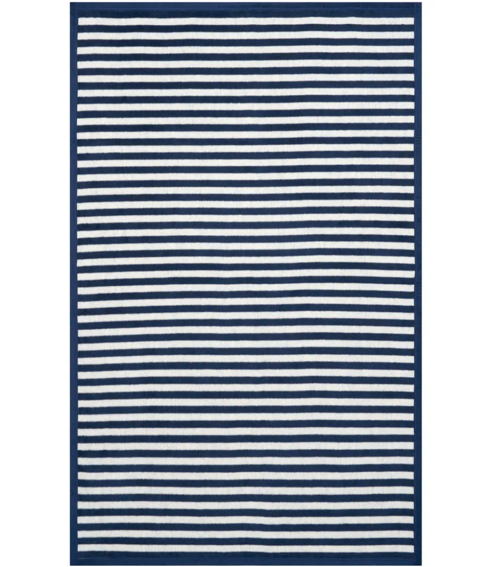 Sideline Stripe Navy Midi Blanket