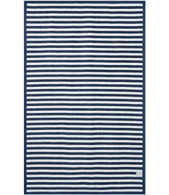 Sideline Stripe Navy Midi Blanket