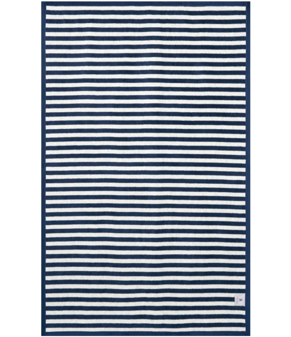 Sideline Stripe Navy Midi Blanket