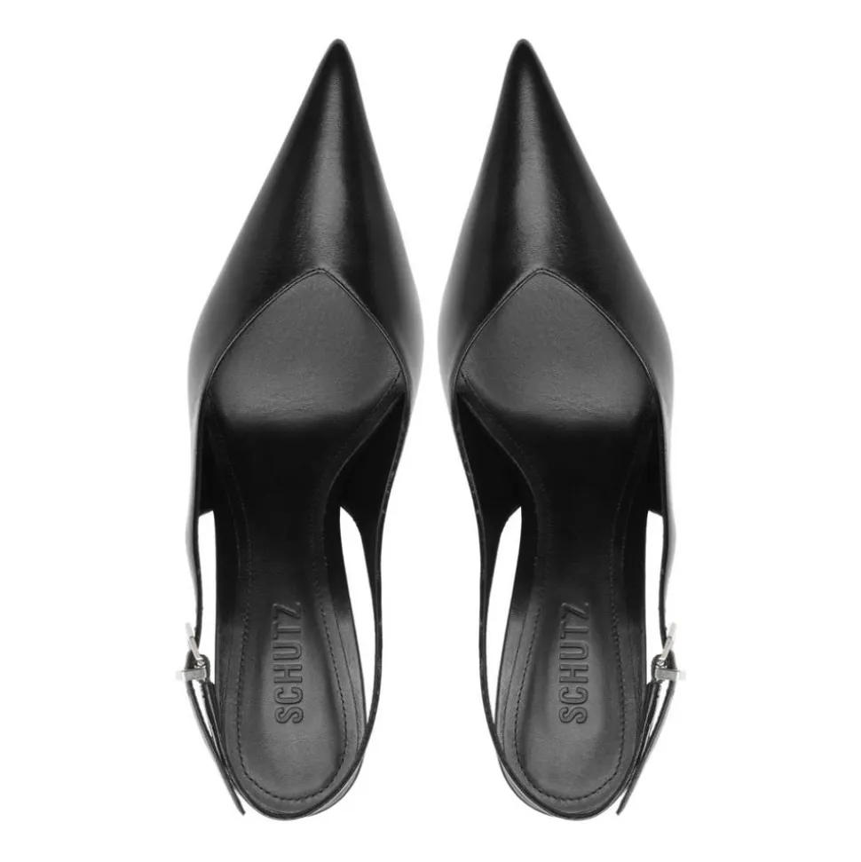 Siena Buckle Pump in Black