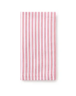 Signature Antique Red Ticking Table Linen