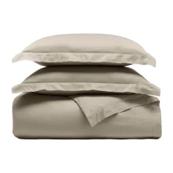Signature Hemmed Duvet Set in Oak