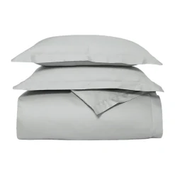 Signature Hemmed Duvet Set in Shore