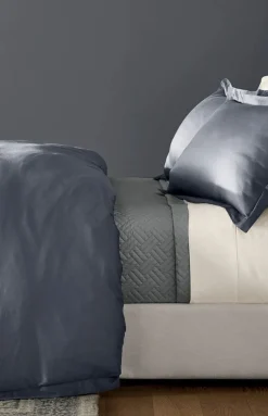 Signature Hemmed Duvet Set in Mineral