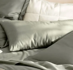 Signature Hemmed Pillowcase Set in Sageleaf