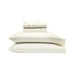 Signature Hemmed Sheet Set in Cream