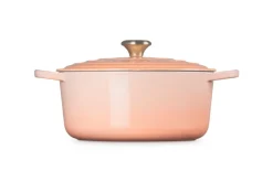 Signature Round Dutch Oven in Peche