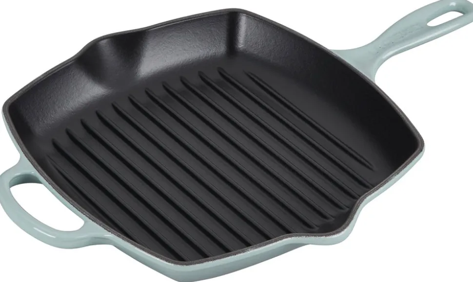 Signature Square Skillet Grill in Sea Salt