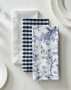 Signature Twill Napkin in Timeless Toile