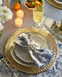 Signature Twill Runner in Navy Gingham