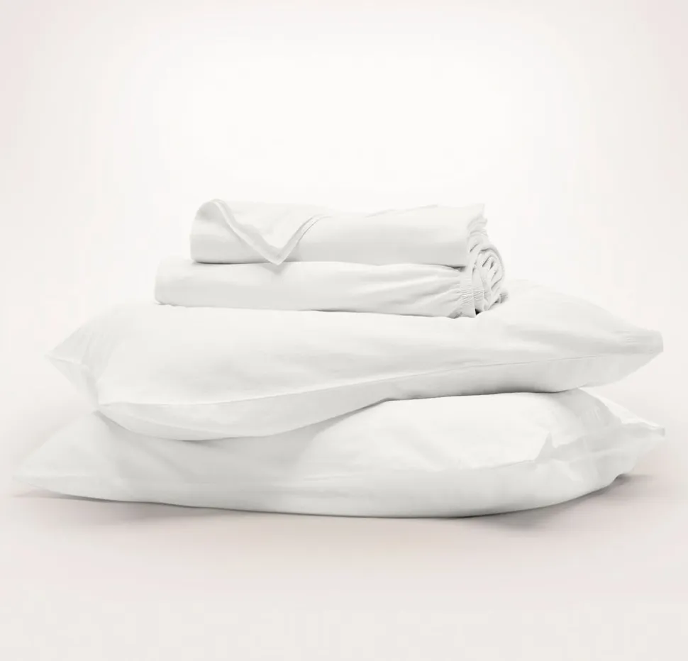 Signature Vintage Washed Sheet Set in Vintage White