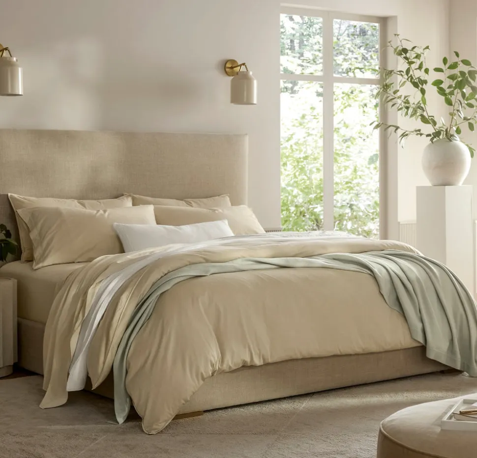 Signature Vintage Washed Sheet Set in Vintage Sand