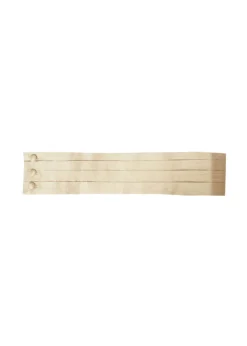 Silk Pageboy Cummerbund in Beige
