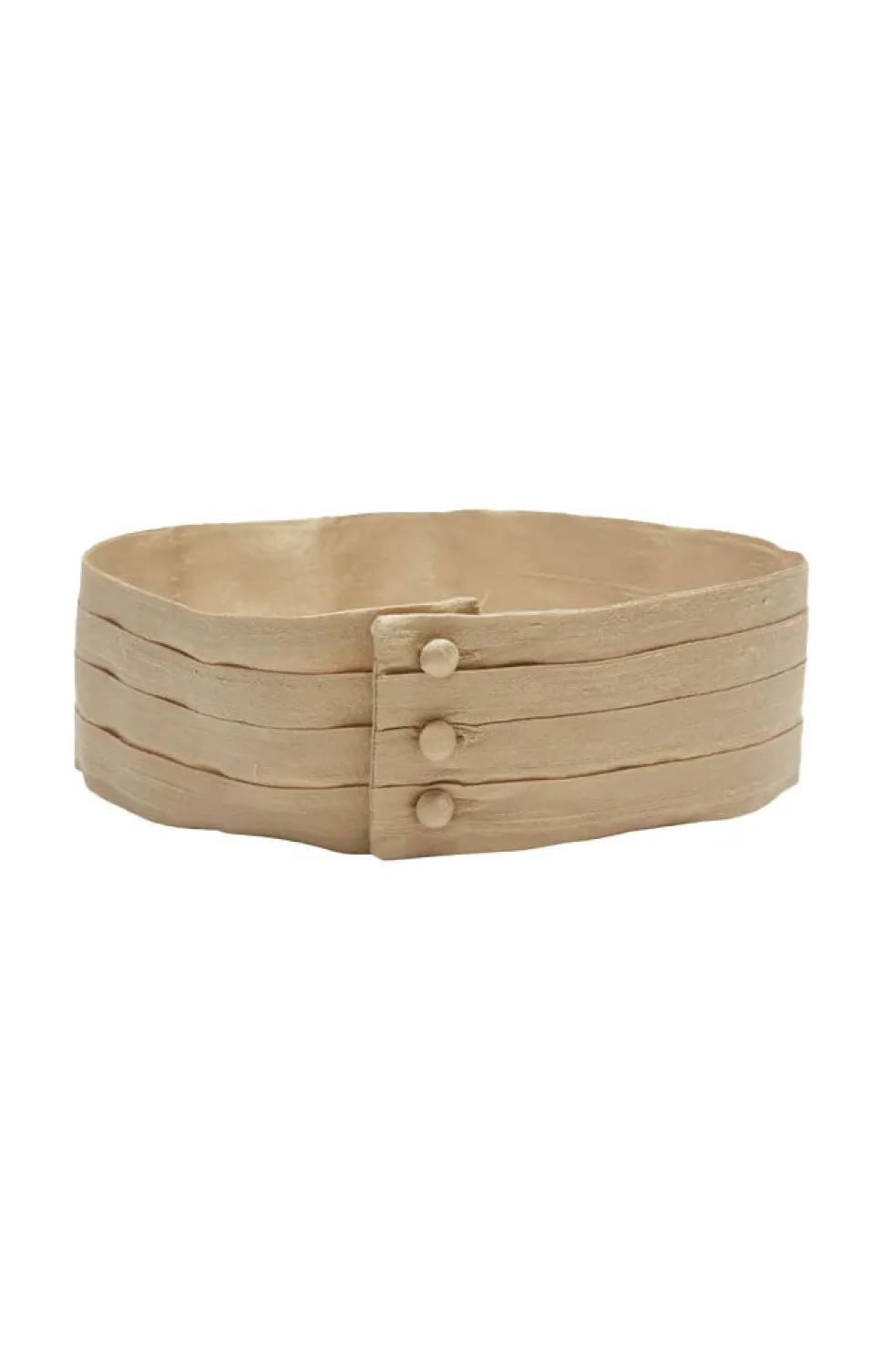 Silk Pageboy Cummerbund in Beige