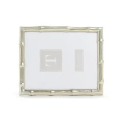 Silver Faux Bamboo 8 x 10 Photo Frame