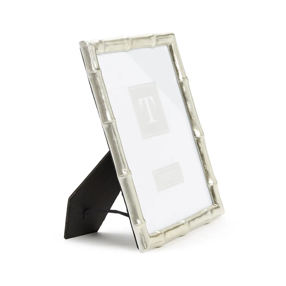 Silver Faux Bamboo 8 x 10 Photo Frame