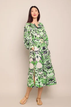 Simone Dress in Estelle Mint