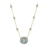 Single Alexandra Necklace Aquamarine
