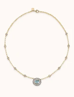 Single Alexandra Necklace Aquamarine