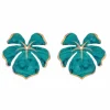 Single Teal Tahiti Earrings