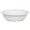 Sitio Stripe 12" Serving Bowl in Delft Blue