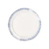 Sitio Stripe Side/Cocktail Plate in Delft Blue