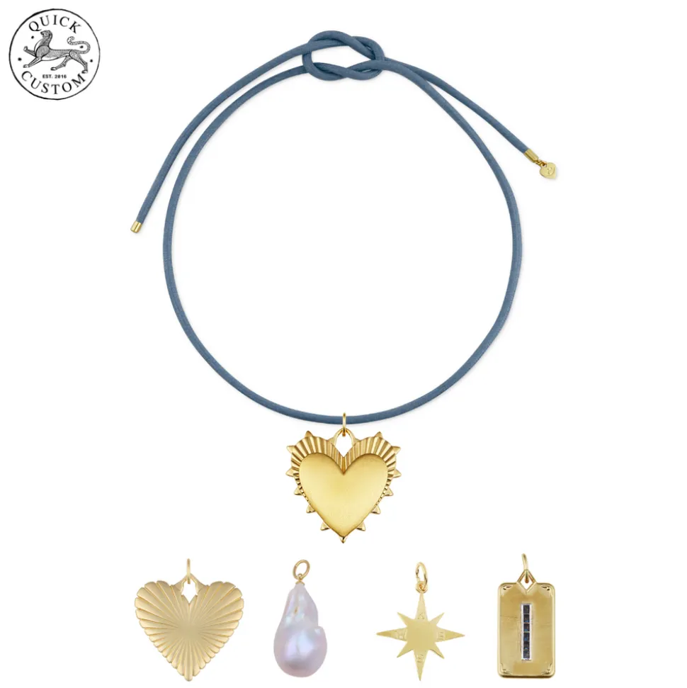 Slate Blue Necklace Cord
