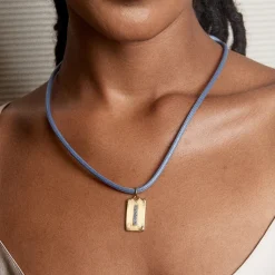 Slate Blue Necklace Cord