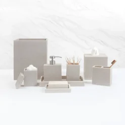 Slate Lotion Dispenser in Ivory