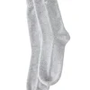 Sleeping Socks Heart in Sterling