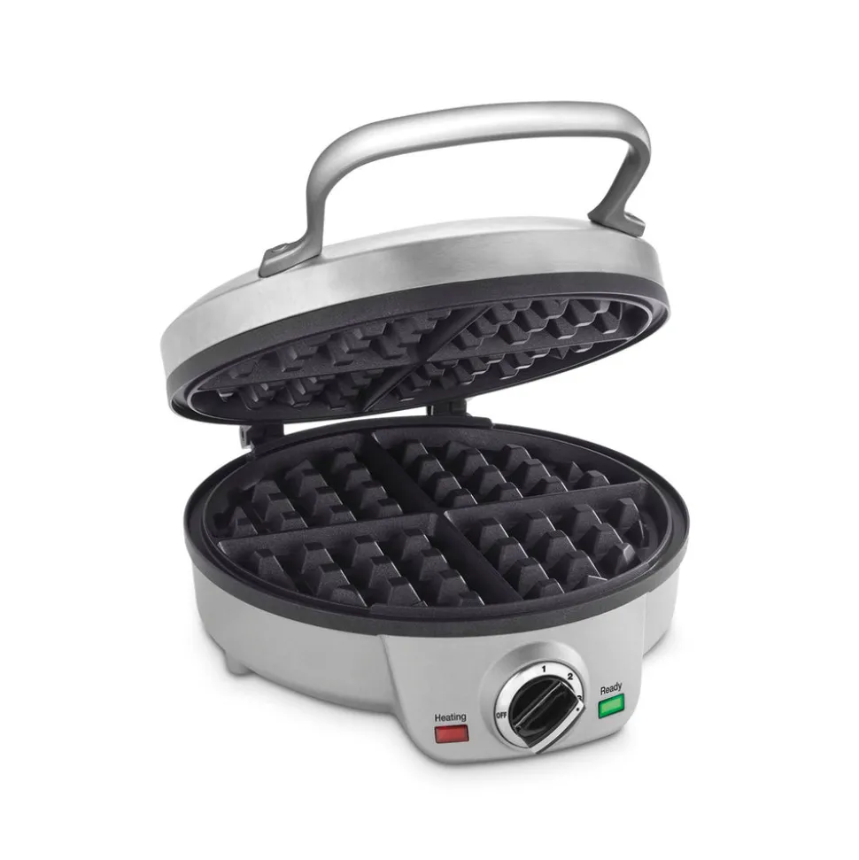 4-Slice Belgian Waffle Maker, Round