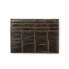 Slim Credit Card Case No. 204 in Crocodile Leather