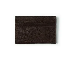 Slim Credit Card Case No. 204 in Vintage Walnut Leather